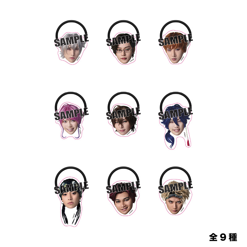 ランダムおかおヘアゴム